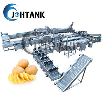 380kW patata completamente automatica Chips Making Machine