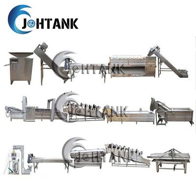 Linea di trasformazione congelata spuntino naturale 2000kg/H delle patate fritte