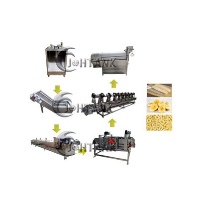 Macchina completamente automatica 500kg/H delle patate fritte della piccola scala