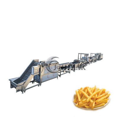 Linea di produzione congelata 2000kg/h delle patate fritte del CE patata Chip Making Machine