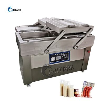 Macchina doppia 1.5KW del sigillatore di vuoto della camera del riso delle verdure dell'alimento