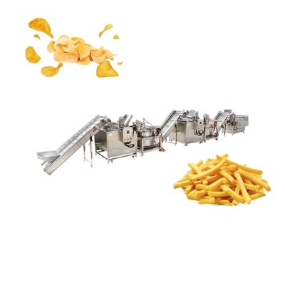 Patate fritte congelate patata automatica piena che fanno macchina 500kg/h