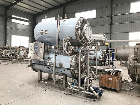 Piccola storta di immersione dell'acqua della macchina dello sterilizzatore dell'alimento del vapore dell'aria
