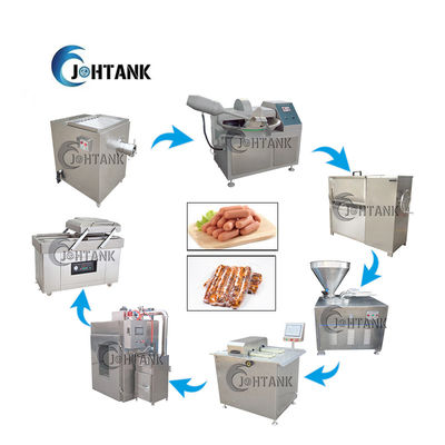 Linea di produzione della salsiccia della carne alimento che massaggia marinando ruzzolamento