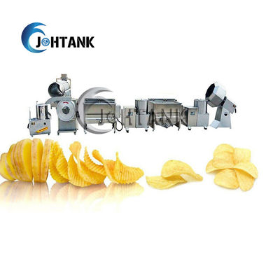 Piccolo plantano congelato Chips Production Line della banana delle patate fritte