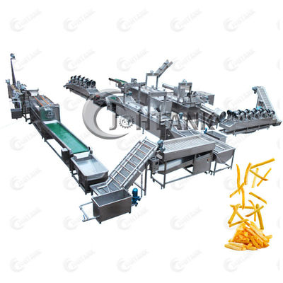 Linea di trasformazione congelata spuntino naturale 2000kg/H delle patate fritte