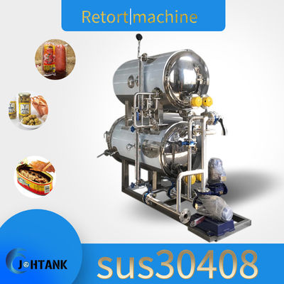 Immersione dell'acqua dello sterilizzatore della storta dell'autoclave di doppio strato