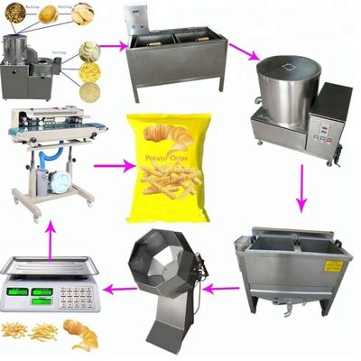 Patata Chips Manufacturing Machine del plantano della banana