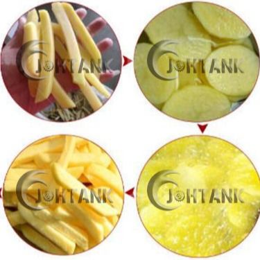 Patate fritte congelate industriali che fanno macchina, plantano Chips Making Machine 2000kg/hr della banana