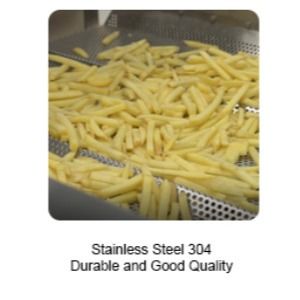 Patate fritte congelate automatiche istantanee che fanno macchina