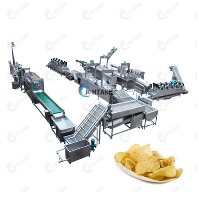Linea di produzione congelata 2000kg/h delle patate fritte del CE patata Chip Making Machine