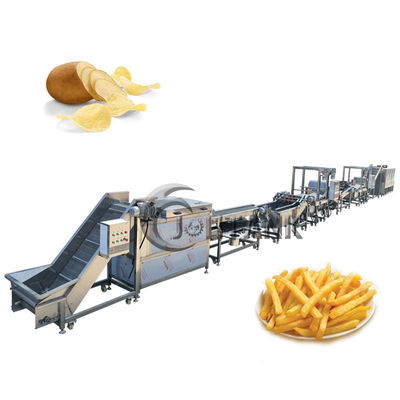Linea 500kg/hr di Chips Frozen French Fries Processing della patata dello spuntino