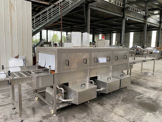 Alta lavatrice commerciale della gabbia di plastica dello spruzzo