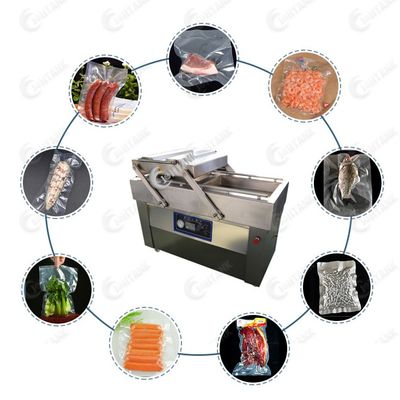 Macchina d'imballaggio sotto vuoto della camera del doppio della carne di pollo