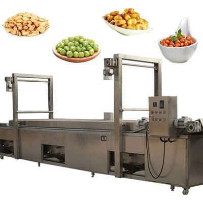 La macchina di frittura continua di acciaio inossidabile 304 ha soffiato calamaro Ring Drumstick dell'alimento
