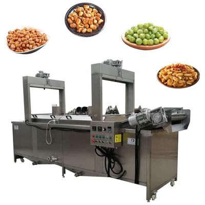Macchina di frittura continua Sus304 1000kg/H della doppia cinghia del pollo delle polpette