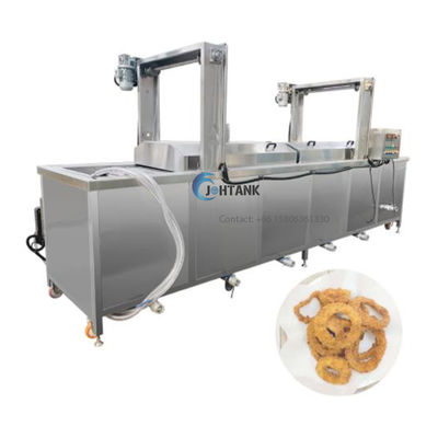 Macchina di frittura continua automatica 200Kg/H degli anelli di cipolla