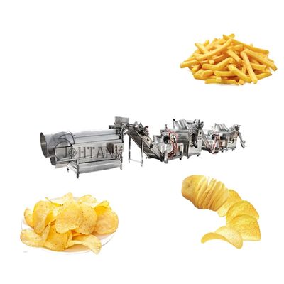 linea di produzione congelata 200kg/H delle patate fritte, Chips Making Machine completamente automatico